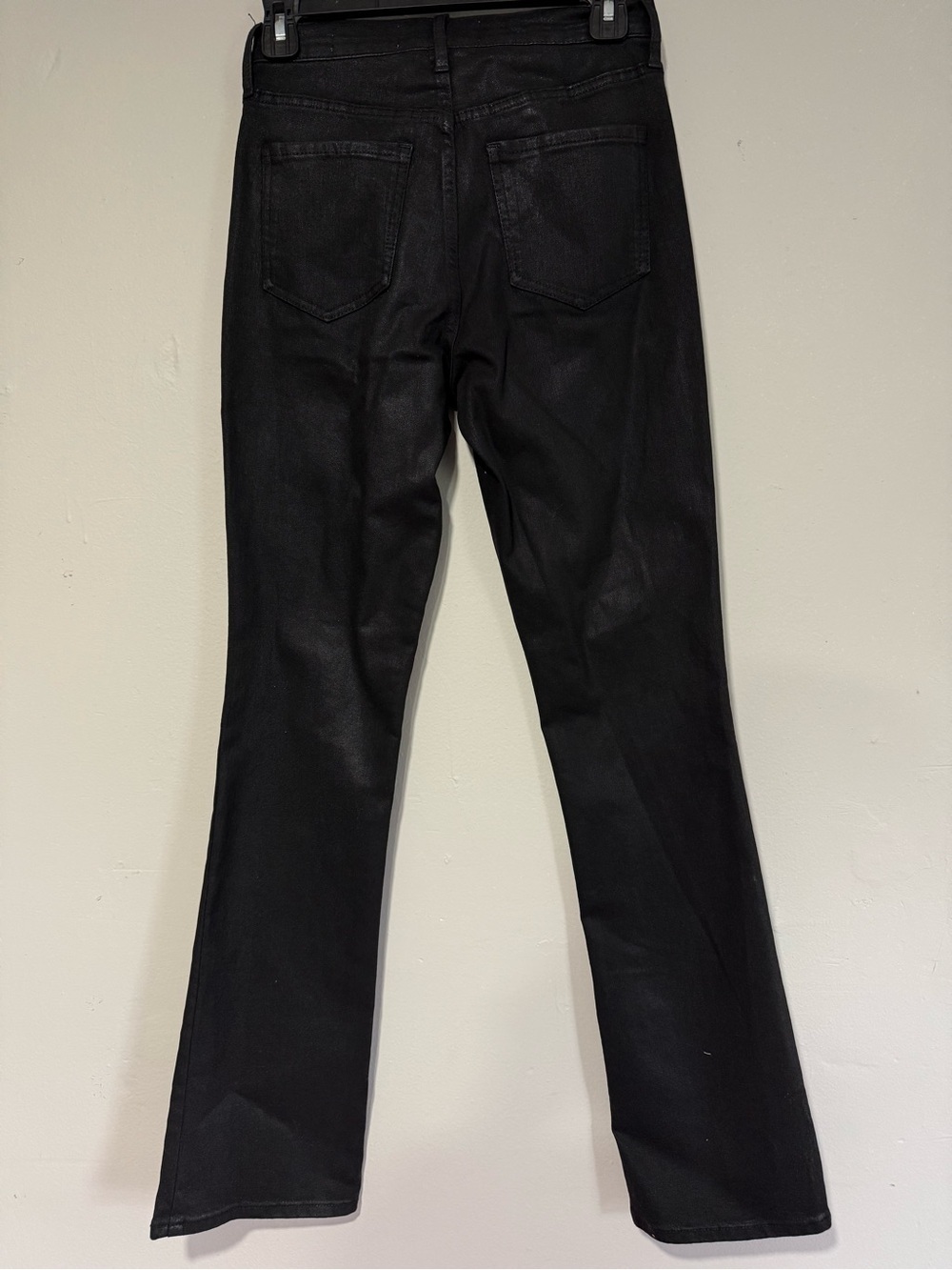 Sam Edelman Black Flared Wide-Leg Jeans - Picture 3 of 4